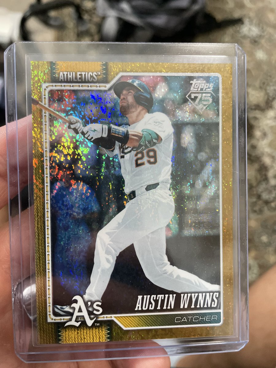 TokenIranian's tweet photo. @CardPurchaser Ripped a mega during my round at the sim today. Best hit (and only numbered card) was a /50 gold holofoil journeyman catcher batting sub-.090 in 2026 😂 https://t.co/WuD4hBWb3F