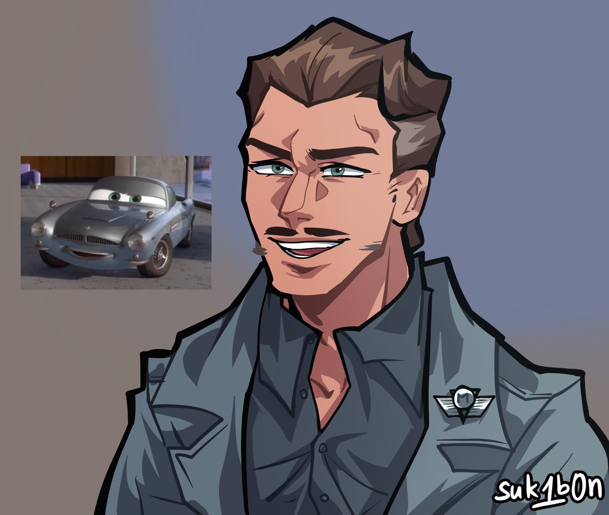 suk1b0n's tweet photo. friend asked me to draw finn mcmissile,,,,,,,, https://t.co/KZ93Ds2WkK