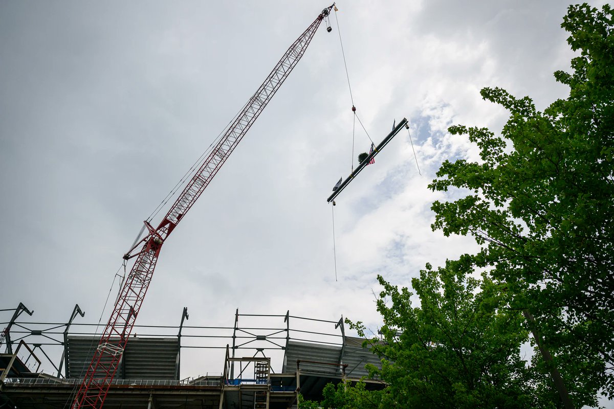 beaver_stadium's tweet photo. History was built here. The future is rising here. ⬆️

#WeAre https://t.co/vxo5Xbugp4