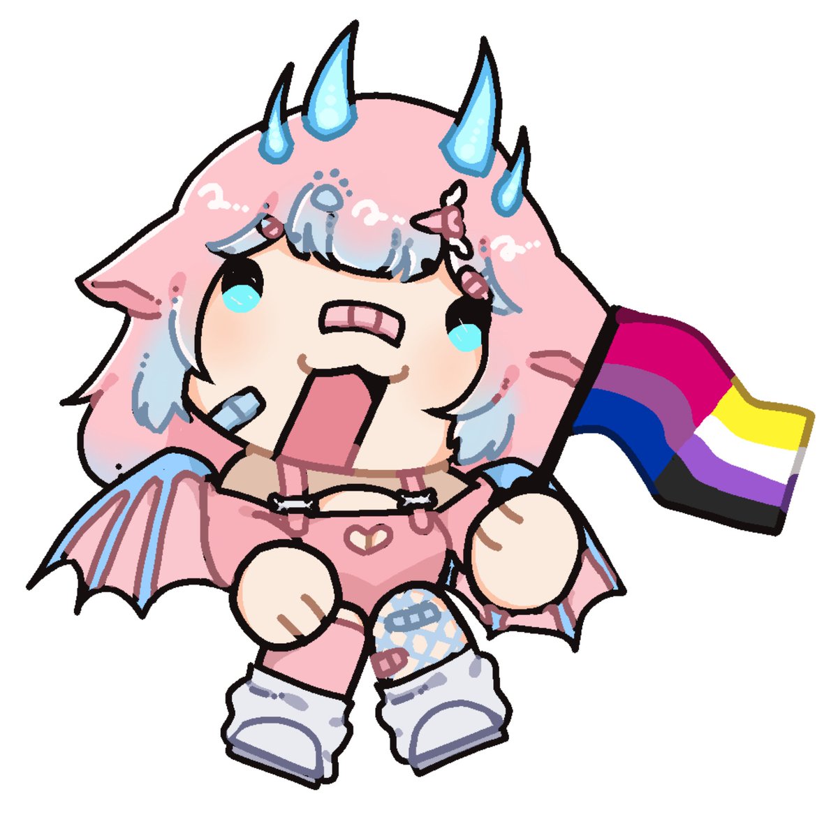 InuchiThePuppi's tweet photo. 🏳️‍🌈💖 Happy Pride ✨🏳️‍🌈

To all my rainbow lovelies - be yourself, always. Regardless of what people say ฅ^•ﻌ•^ฅ☆♡

BTW if you didn't know I use all pronouns, with a They/She preference! https://t.co/hJWO8GOoMO