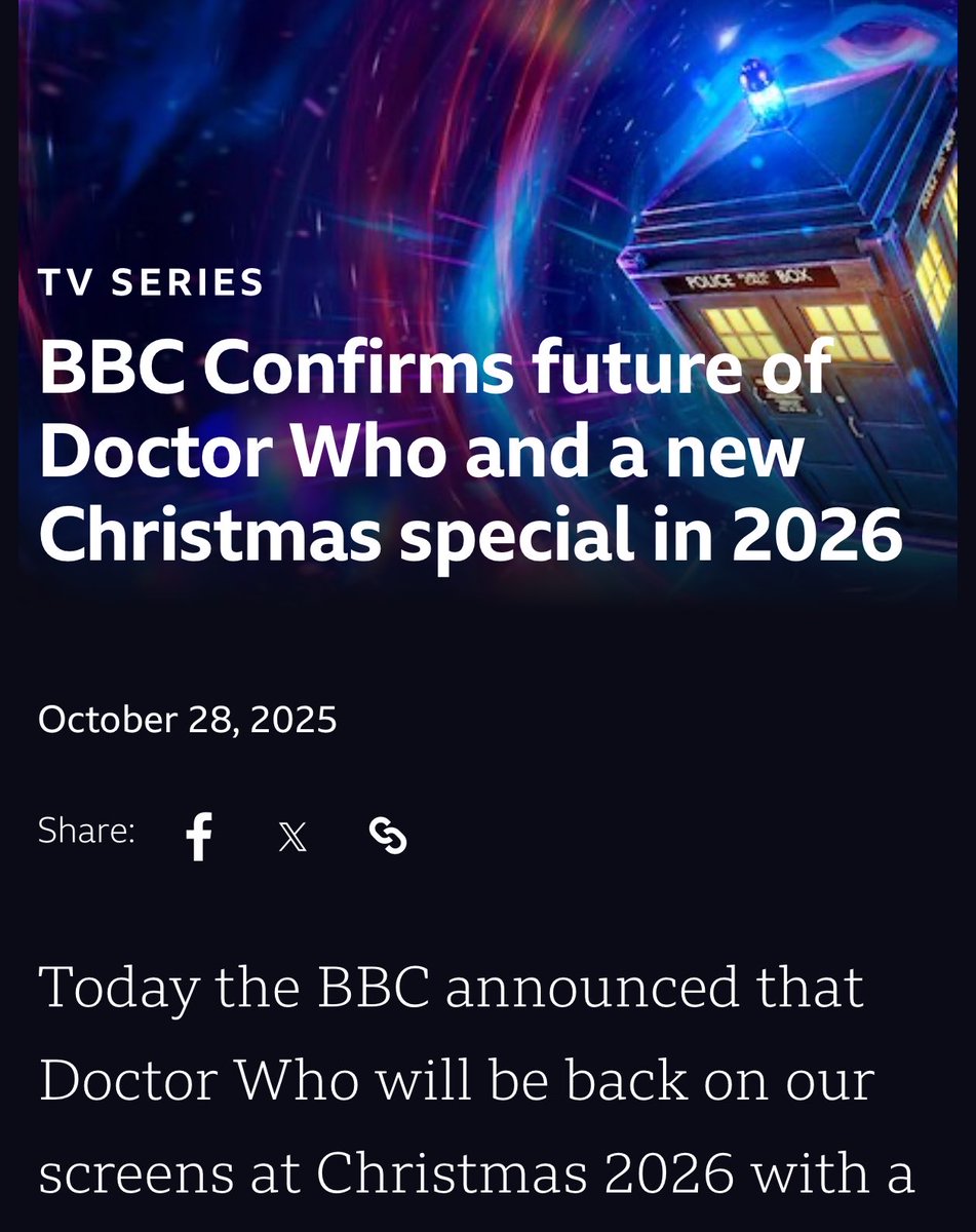 WilliamWho27's tweet photo. It is kinda crazy that potentially they could have been getting ready to announce the new production company if they just went straight to tender last October instead of spending 8 months on an imaginary Christmas special. https://t.co/1IOi7EBOWb