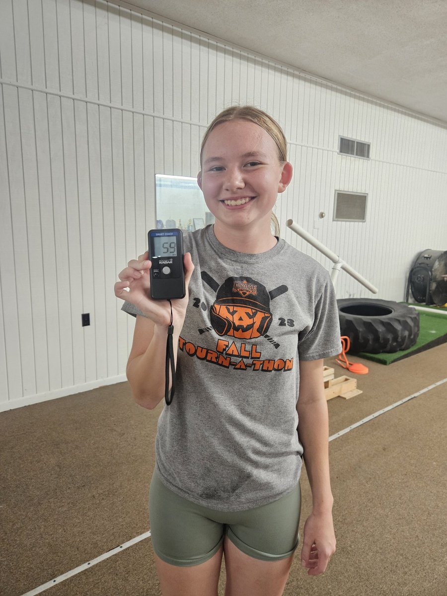 AlyssaThomp2030's tweet photo. Had some fun at pitching tonight been working hard on leg drive and pushing myself to get some more movement on pitches, hit 59 but hit 60 during walk through! So excited to see where my travel season takes me and I am so excited to step on the field this summer
@2011OhioOutlaws https://t.co/FDA4njgWzK