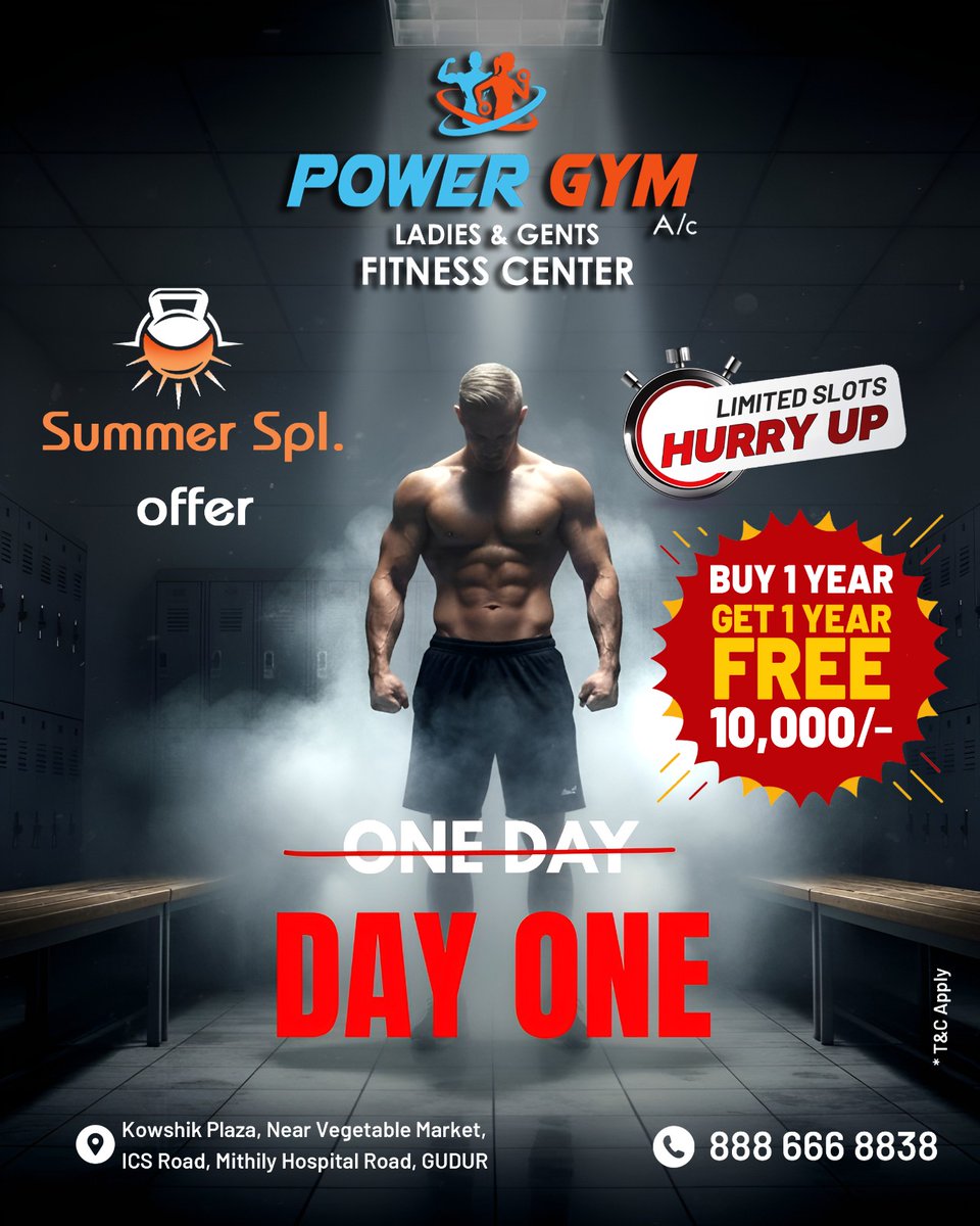 PowergymG's tweet photo. 🏋‍♀️ SUMMER SPECIAL 🏋 https://t.co/KgYnnxJl6A