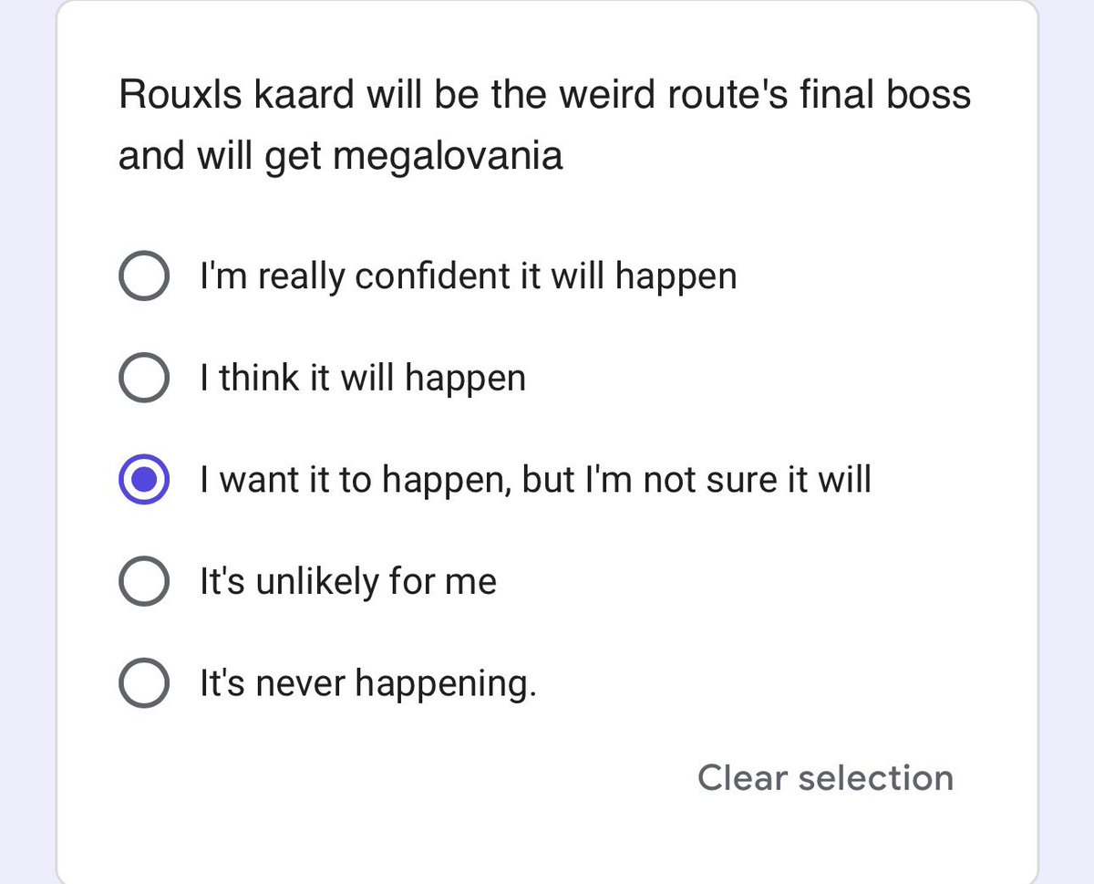 oiremu's tweet photo. there should be a secret 6th option for ‘god please let this happen it would be so funny’ https://t.co/7oVULvjqbE