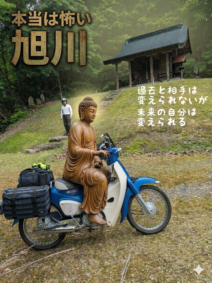 qspcc702's tweet photo. おはようございます😃
週末が近づくとソワソワする
のりもんです。
早くも糞画像加工作成に30分を費やしてます（仕事しろ）🙄
今週末は魔界都市旭川で、ぶらり探索でもしてこようか？と今段階では
そんな気分です🤭
早く土曜日にならないかなー🙄 https://t.co/Hp8DkMAOvM