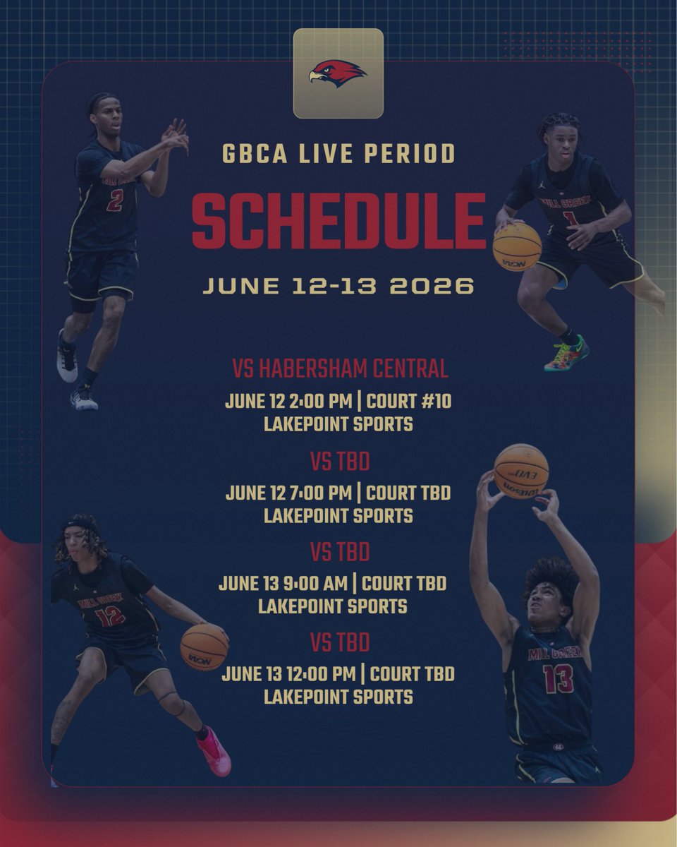 MillCreek_MBB's tweet photo. Eager to compete &amp; grow this weekend in the @GBCALive event at @LakePointSports.  Come out &amp; support your Hawks! https://t.co/xy7OK0gFJs