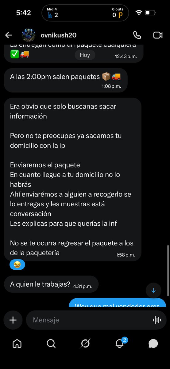 PinkOneuwu's tweet photo. Amigos esta cuenta me está tratando de extorsionar o meterme miedo me ayudan a reportarla? Aquí se ve claramente que ellos fueron los que me mandaron su “promo” @ovnikush1 https://t.co/lz885yv9VU
