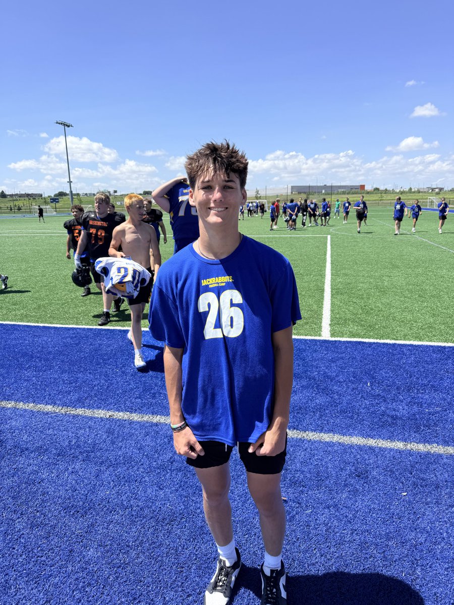 GavinDowd21's tweet photo. Had a great time at SDSU camp today! @bvhsfootball @CoachMCBV https://t.co/KCGCc98OLP