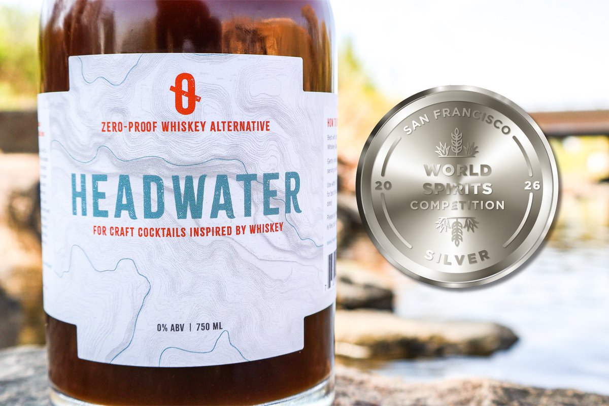 Headwater0Proof's tweet photo. SILVER BABY!🥃✨

Headwater Whiskey Alternative took home some silver in the San Francisco Worlds Spirit Competition by the @thetastingalliance 

We look forward to growing, evolving and elevating in the #nonalcoholic community!🥃

#whiskeyalternative #zeroproof #zeroproofnation https://t.co/fHYE5xF9iA