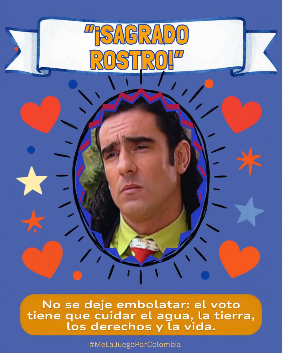 AngelaPerversa's tweet photo. La segunda vuelta tiene a muchos confundidos, aturdidos y afectados, ¡pero acá le decimos adiós al drama! Créale a estos personajes colombianos ilustres y no se deje engañar por cuentos chimbos. ¡A votar por la vida, la dignidad y la paz! #melajuegoporlavida🫰🏻 https://t.co/9H9WoC08in