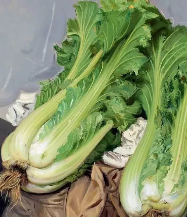 fisherv's tweet photo. Chinese Cabbage by Chinese artist Xin Dongwang" https://t.co/WynNnWfyhH