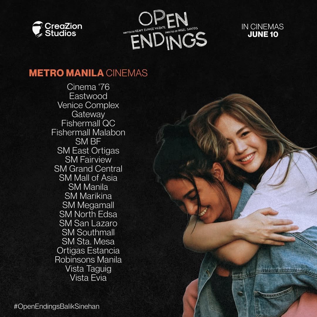 malisorn69's tweet photo. OPEN ENDINGS 2026 WLW FILO FILM SHOWING PA RIN

Mga bakla kayo, pano masusundan yung Filo GLs kung di natin tatangkilikin physically. 🥲🥲🥲 

Labas kayo naman kayo ng bahay plsssss

#OpenEndings2026 https://t.co/9cYE0Ftu7s