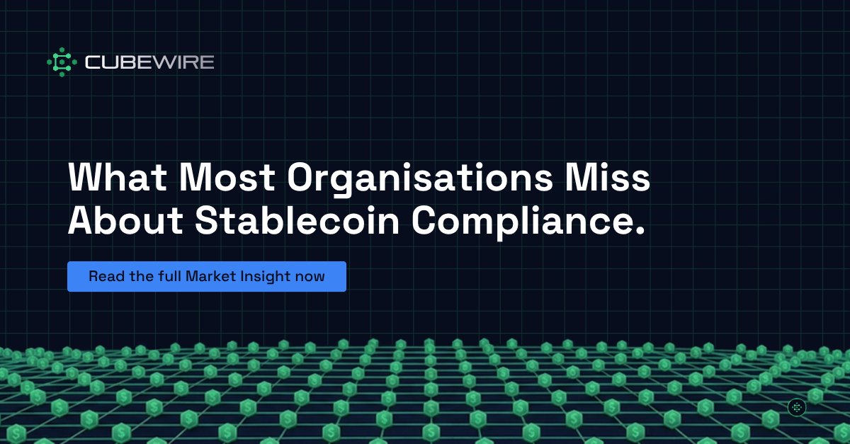 cubewire's tweet photo. Read our Head of Payments and Digital Assets, Prakash Dhavamani’s new Market Insight paper that examines the shift from stablecoin pilots to regulated production, outlining infrastructure requirements for institutional standards.

Access the full paper: https://t.co/iX8RmdKHWB https://t.co/8nIxLncucq