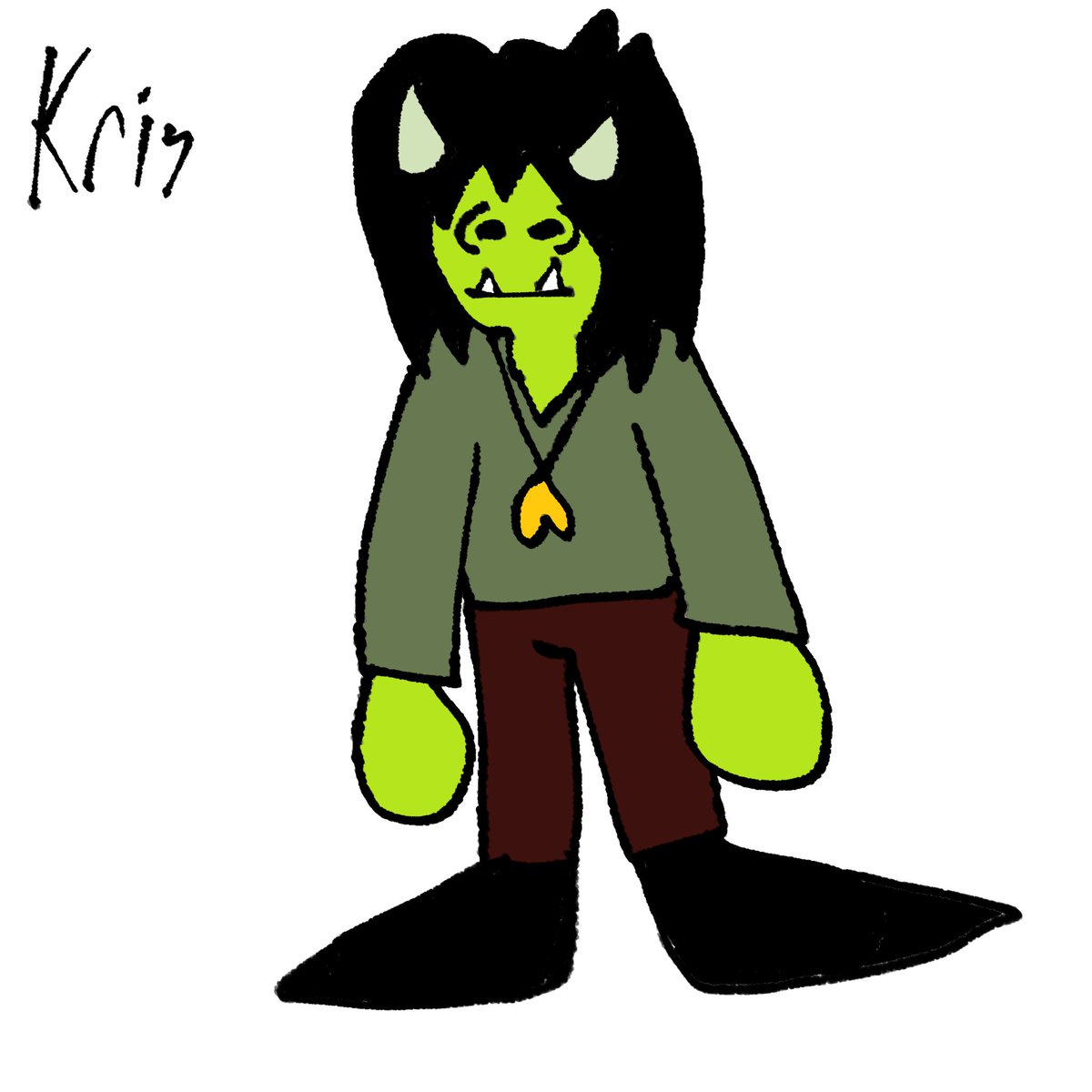 RayZeeYT's tweet photo. Deltarune - Passions of Pink and Gold

Kris (Replaces Susie)
The school ogre who slumbers around and like intimidates others because of their sheer size

Insecure about the fact they are a human-like monster https://t.co/0dR3MK6Olc