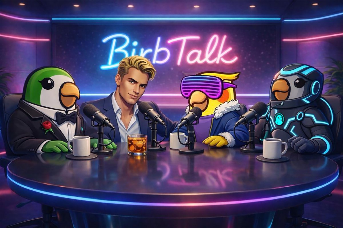 BirbDefi's tweet photo. Join BirbTalk LIVE tonight at 7:30 PM CST for the ultimate dose of chill vibes, fresh $BIRB Alpha, and smooth coffee talk. ☕️

Set your reminder and tune in:
https://t.co/wuLxsCMRZg