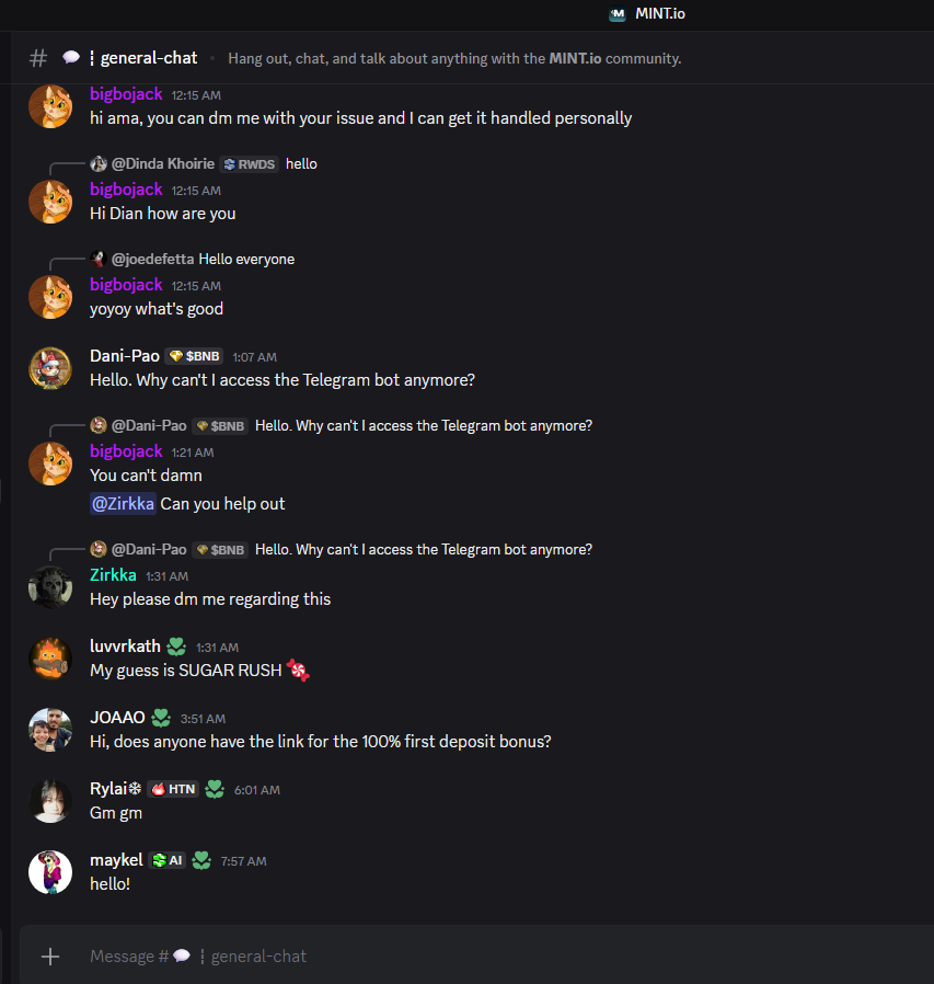 maykelsir's tweet photo. @MintCasino answer: SUGAR RUSH

tagging you @xosaluki 

Thank you so much! @MintCasino 

joined Discord https://t.co/FertyJZf2N