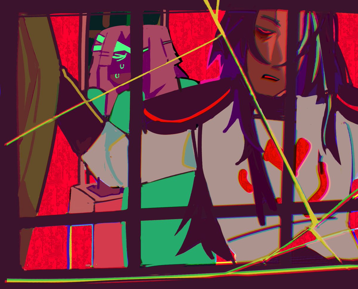 HYPERSELFMAN14C's tweet photo. Day 10 - Staring at your own reflection, thinking of the things you have done. 
#darkyam (Mr. Amnesia AU) https://t.co/VgWDyAVdI7