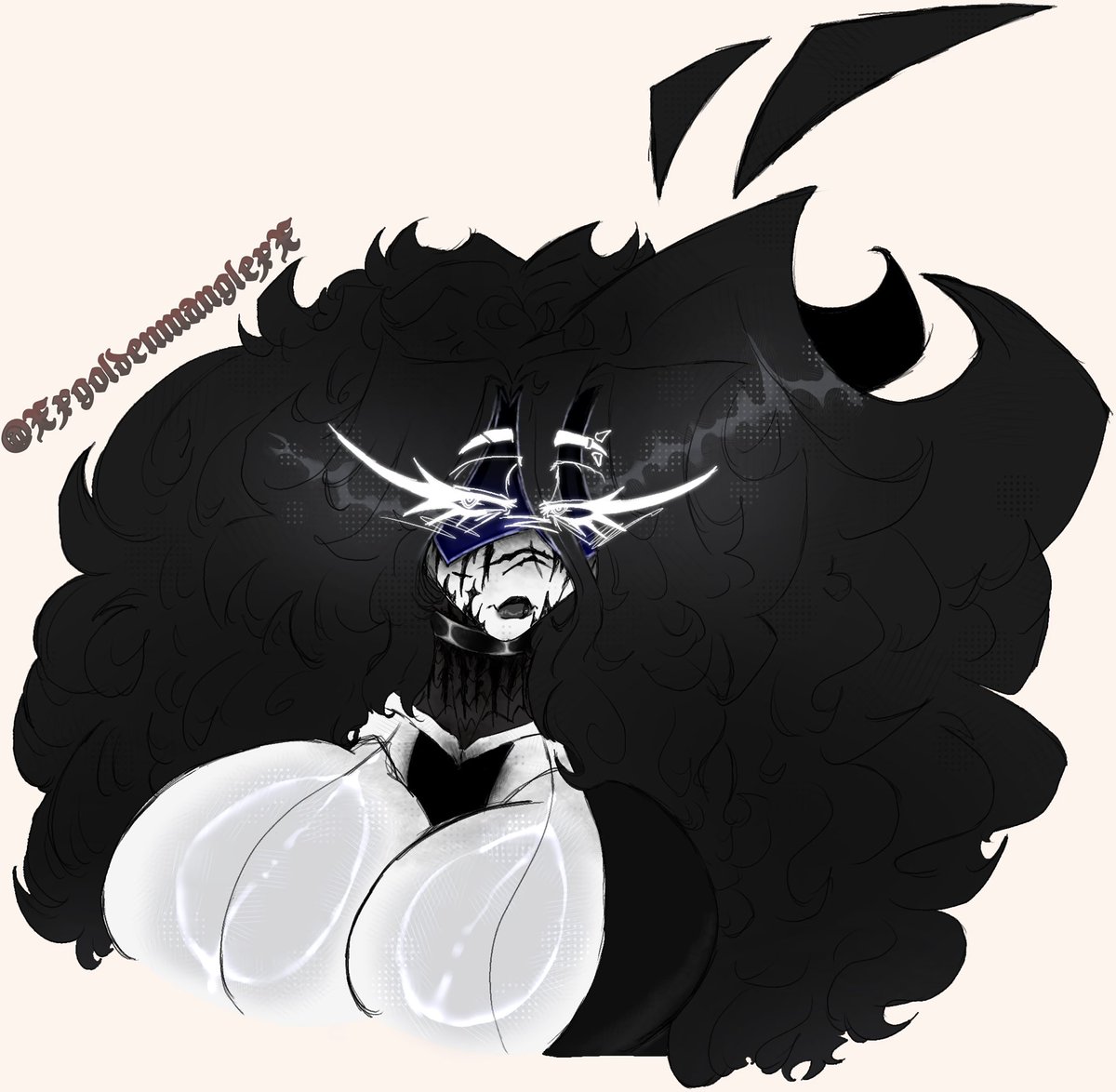 xxgoldenmanglex's tweet photo. Dibujo de mi oc de práctica nwn (las dos últimas imágenes quería ver cómo se vería de un color oscuro owo)
#murderdrones #mdtwt #md #murderdronesfanart #mdfanart #fanart #murderdronesoc #mdoc #oc #ocart #murderdronesart #mdart #art #myart https://t.co/XTCRgnpS06