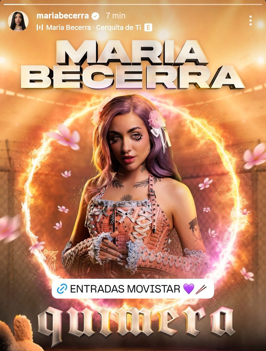 naikisoul's tweet photo. MARIA SUBIÓ UNA HISTORIA CON CERQUITA DE TI, NO TODO ESTÁ PERDIDO (@mbecerraoficial dejen cerquita de ti en el  setlist del movistar 🙏🏻🙏🏻🙏🏻) https://t.co/9eZIyxdkUQ