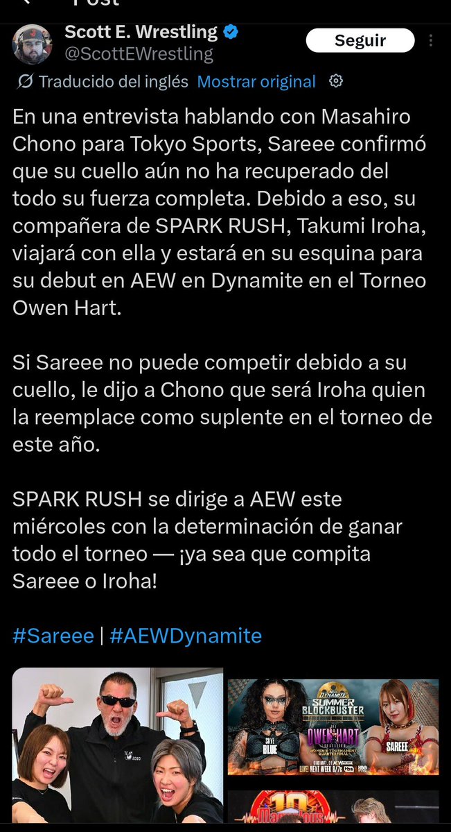 DemisRojo's tweet photo. @RiloOmega Y a eso súmale que aparentemente Saraee ya tenía un plan con Iroha cosa que le valió madres a Tony. https://t.co/ftZu7vdeWw