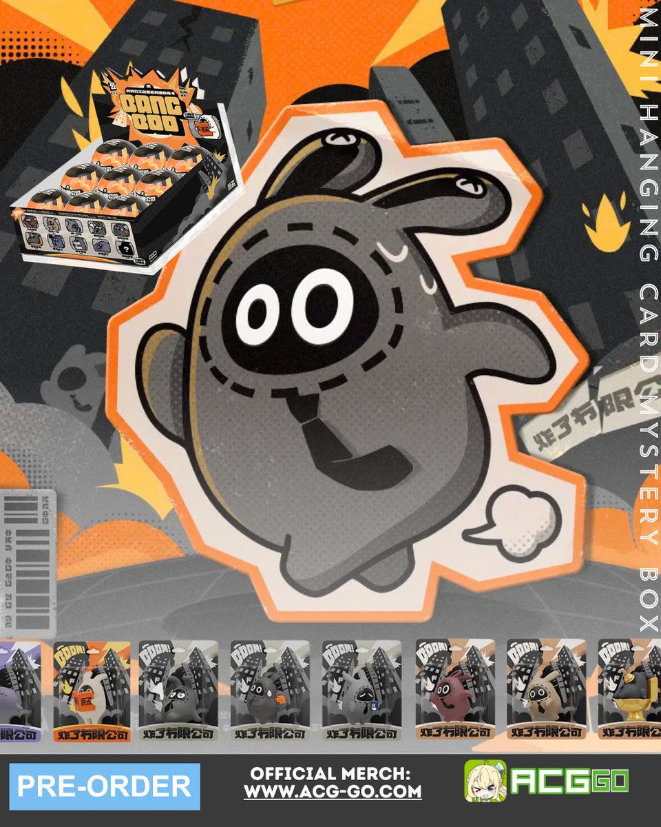 Official Zenless Zone Zero Bangboo Work Log Series Mini Hanging