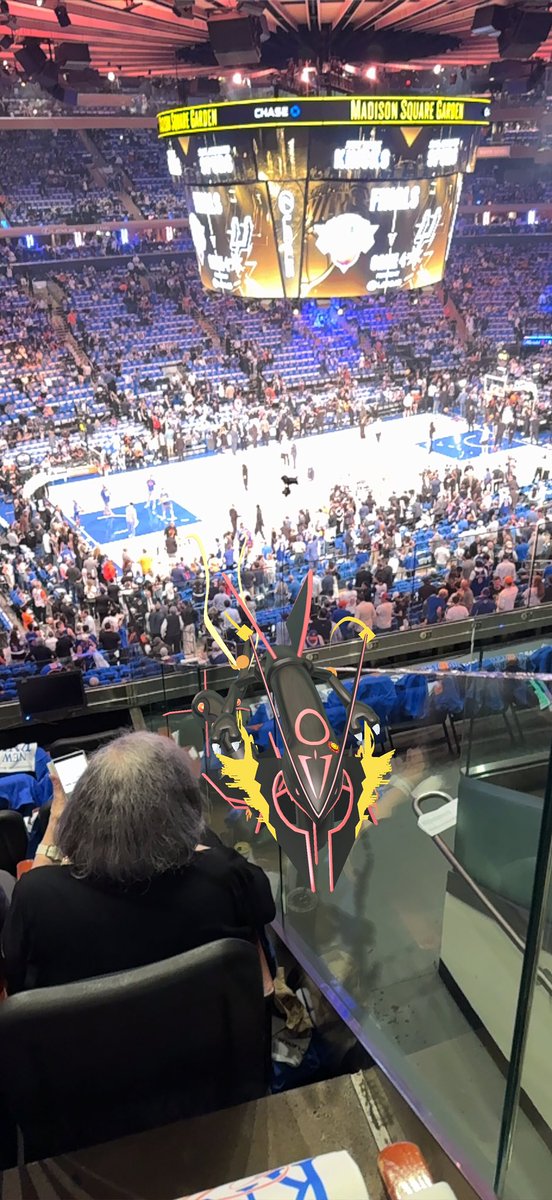 Jvs3Yc's tweet photo. CONFIRMED: Mega Rayquaza is at Game 4 of the NBA Finals! #PokemonGo https://t.co/8KdjXrGrJ9