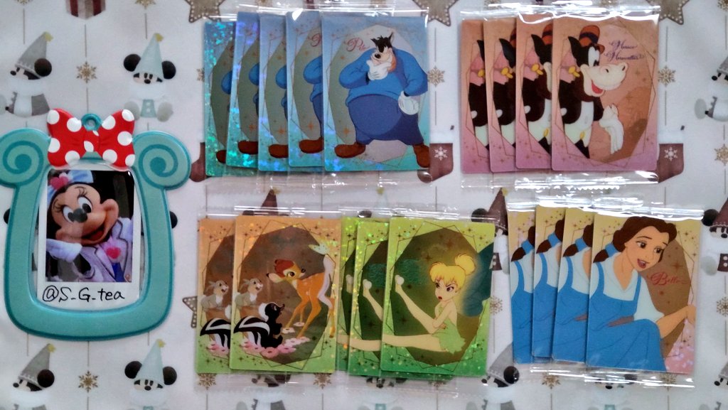 S_G_tea's tweet photo. 【異種交換】ディズニー ウエハース コレクションカード ミッキーマウスと仲間たち

譲）ウエハースカード 画像1〜3
求）コレクションカード ミニー3

🔸郵送
🔸Nは1:1、SPは1:2、SPミニーは手元に残すか悩んでいるため1:3のみ

条件合いましたらお声がけいただけますと幸いです。よろしくお願いします https://t.co/sz384JcHIG