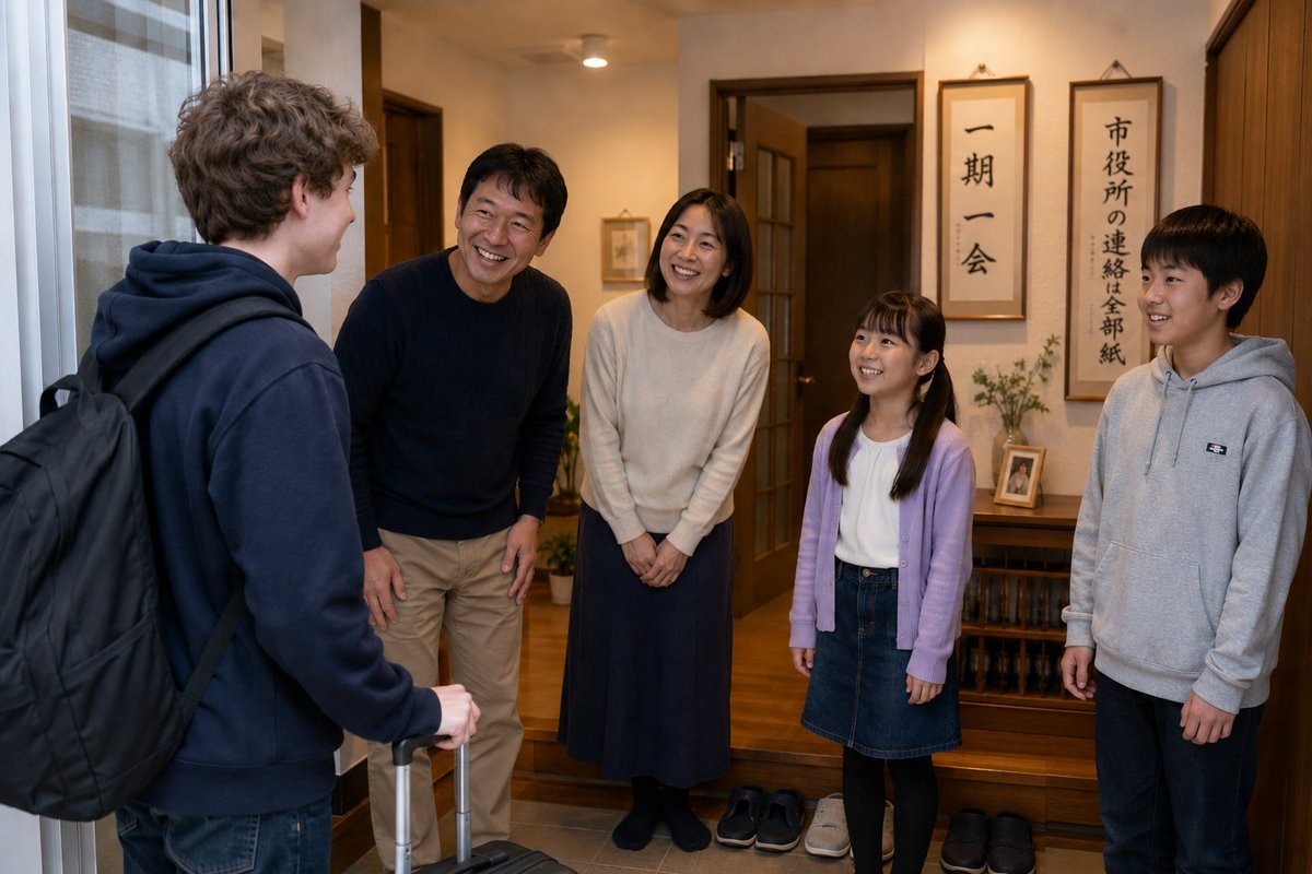 lifewithforcema's tweet photo. 夏休みのアメリカからのホストファミリーに応募したのが４月。帰国後すぐに住民票手続きで市役所に行って、その日に応募(紙)。妻からはgood jobといわれず、怒られた。結果が来ない、夏休みの予定決められないじゃない、と思ったら、受け入れお願いしますと郵送が来た。市役所との連絡全部紙😇 https://t.co/VTVx3KLEWG
