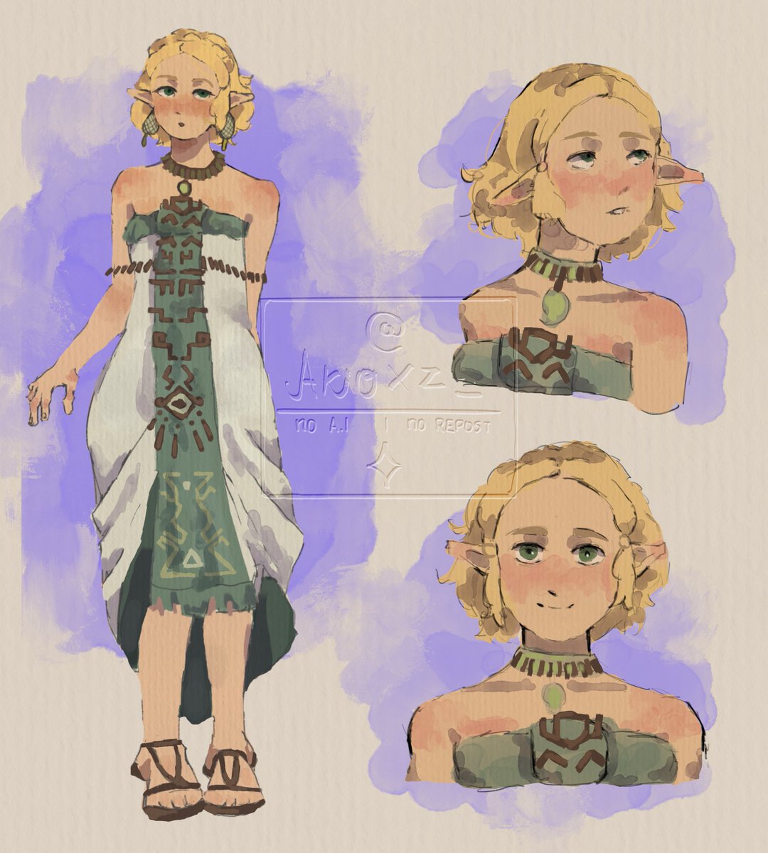 akioxz_'s tweet photo. zelda fanart because i luv her so much and im happy with the new #ocarinaoftime remake 

#artmoots #illustration #thelegendofzelda https://t.co/gqvR2tgVNL