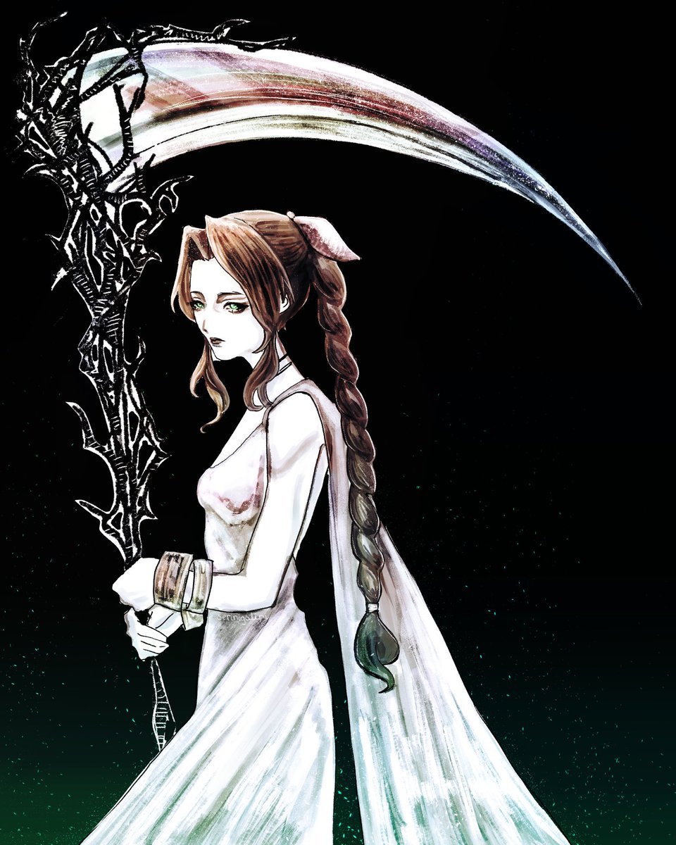 serinigalini's tweet photo. Spreading the Reaper Aerith agenda https://t.co/y7DrS9H5J6