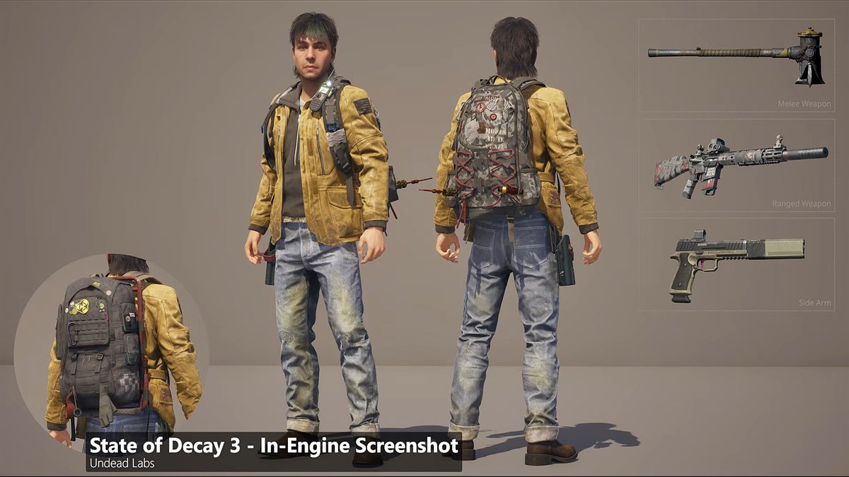 StateofDecay_MX's tweet photo. Si te preocupa la personalización, realmente no tienes de qué preocuparte, cada personaje se sentirá único. El objetivo es que no haya dos iguales en comparación a State of Decay 2, con lo de hoy @undeadlabs comparte un poco de lo que antes no podíamos mostrar. https://t.co/9ygtqUOrge