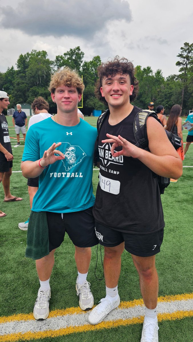 ReaganOber's tweet photo. Thanks to coach @Ry_Beard, @Coach_Fishback, and @CarterBarnard_ for a great time at the CCU mega camp learned a lot and had a great experience. #ChantsUp
#LongSnapper https://t.co/bQMHA5IRHm