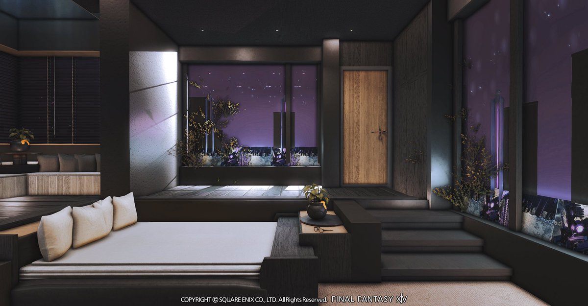 ww_Yuki_www's tweet photo. FF14 housing
现代紫色夜景下沉式卧室
【S】300/300

#ff14housing #FF14Housing #FF14ハウジング #FF14SS https://t.co/u4gfZDajfA