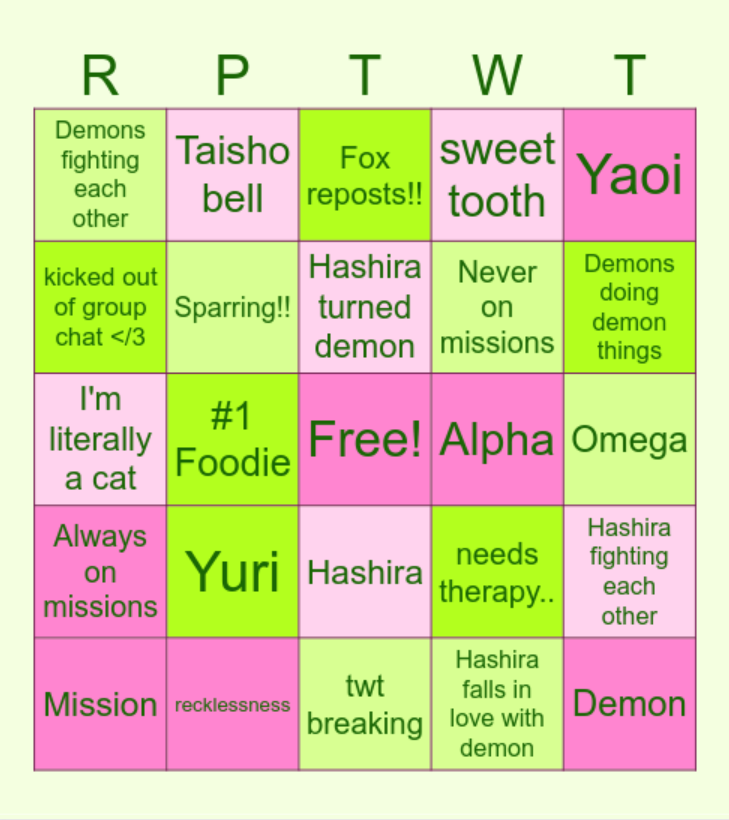 SakuraRiceBall's tweet photo. Hello everyone!! I made a Bingo card for everyone :D
Let me know if you get a Bingo! The challenge officially starts tomorrow, good luck to you all! 🩷💚🩷💚 https://t.co/FcIi255ess