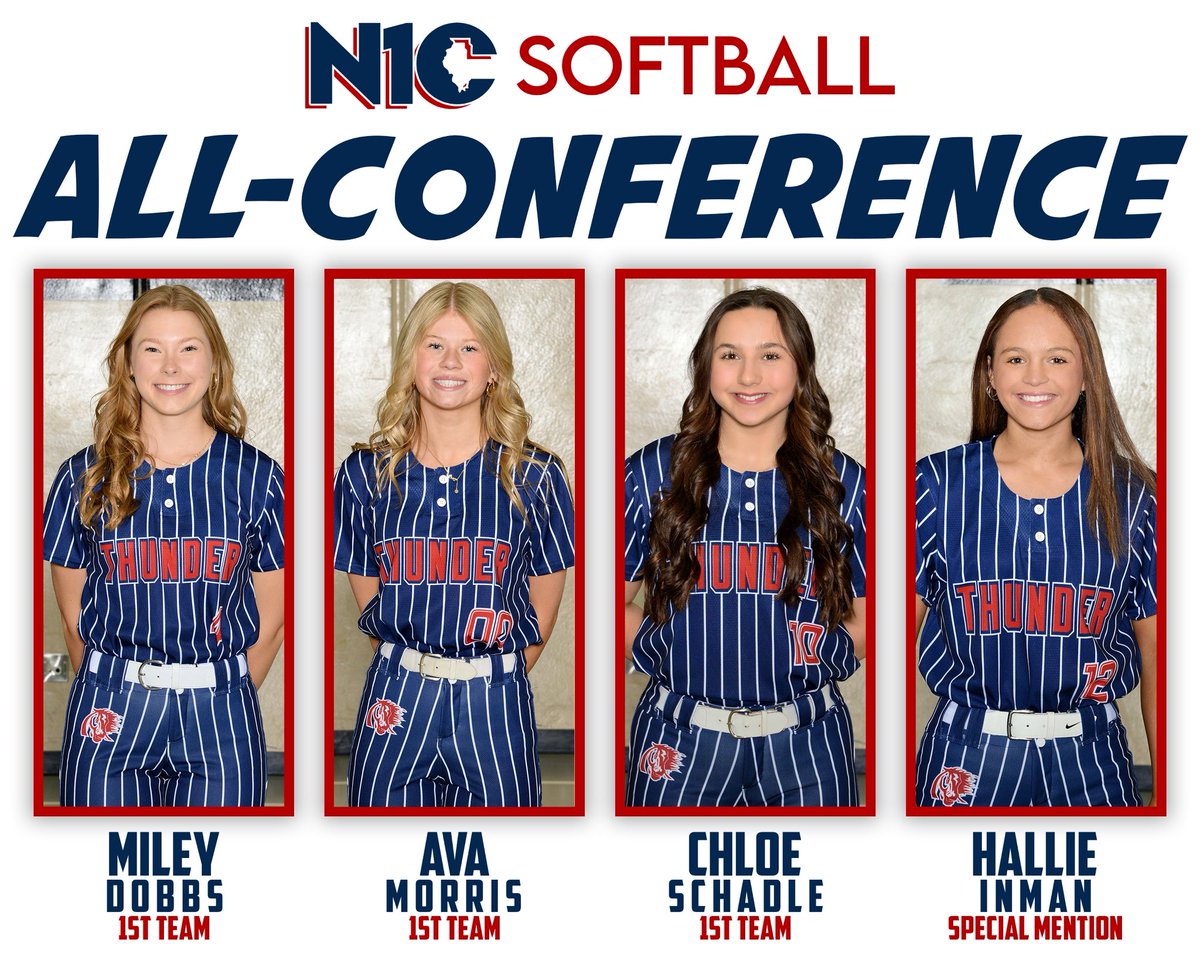BNHSSports's tweet photo. Congratulations to your NIC-10 Softball 1st Team and Special Mention All-Conference Athletes! #RollThunder #WeAreNorth https://t.co/AfQ4DxobO3