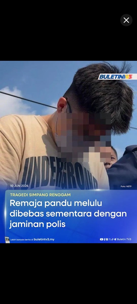 AKUANAKWATAN's tweet photo. Knp tidak di reman sedangkan berlumba haram sebabkan kematian ?
Pemandu lori berbangsa melayu di gari di reman bkn sebab berlumba haram tp di langgar oleh x50 https://t.co/q14cYVamz4