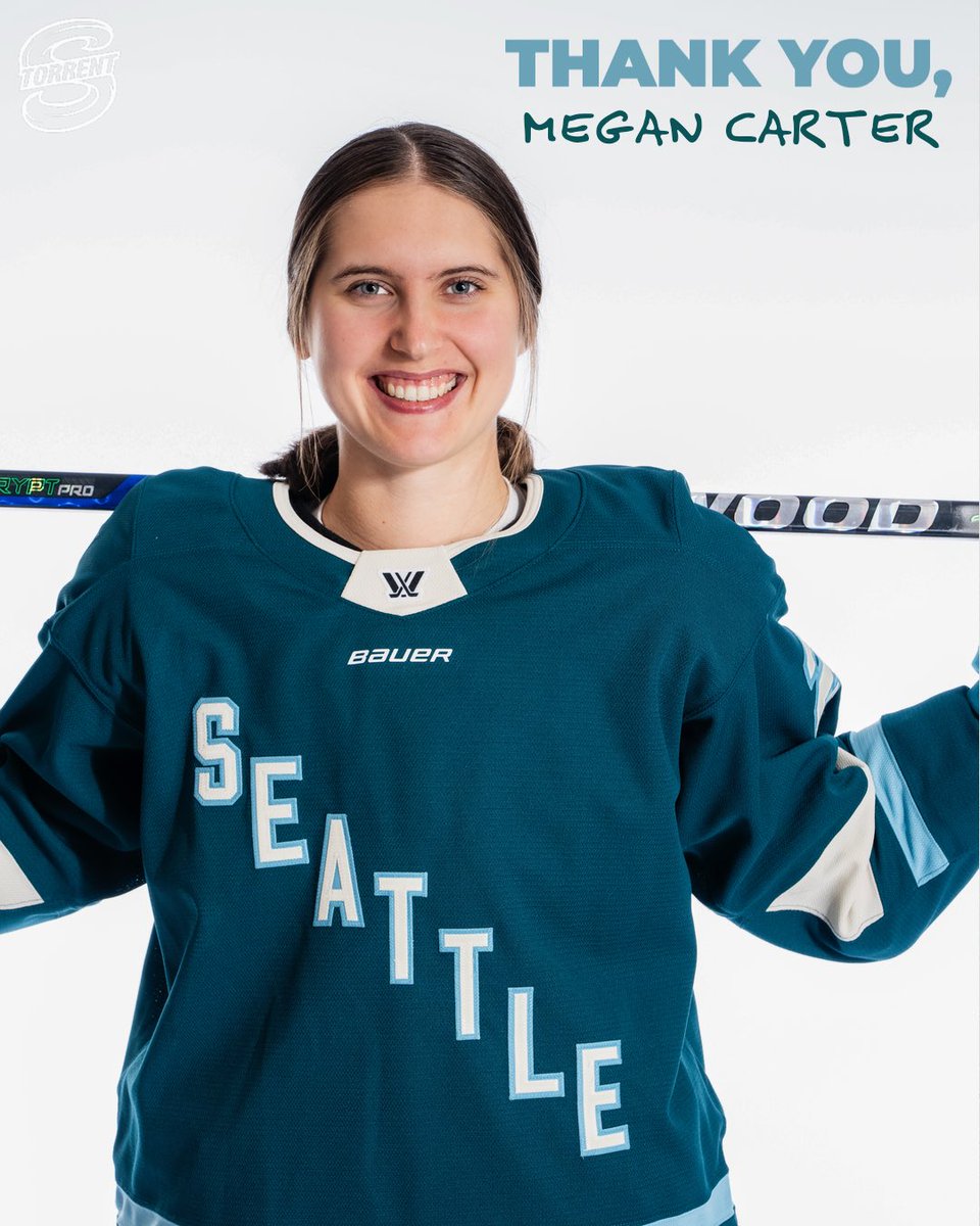 PWHL__Seattle's tweet photo. You’ll always be a part of our story, Meg 🩵 https://t.co/6KAVdh7exS