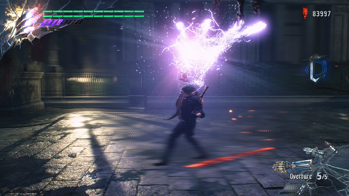 devilmaycry_jp's tweet photo. ＜ネロのアクション＞
ネロは銃と剣に加えて、右腕の義手型兵装デビルブレイカーで敵を“掴む”ことができる。

敵を引き寄せたり、投げたりといったアクションに加えて、移動手段として活躍することも。デビルブレイカーは電撃を放つ、時を止める、など様々な性能を有しており、戦略に富んだ戦い方が可能に。

#DMC5
#デビルメイクライ