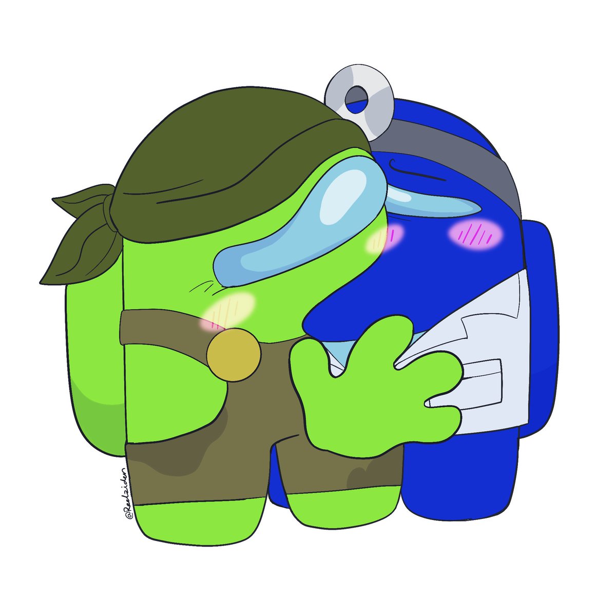 MinitoonW's tweet photo. @Failed_Upwards @LimeLikeDaFruit You guys i saw lime and blue making out in medbay https://t.co/xUGOLftRtP