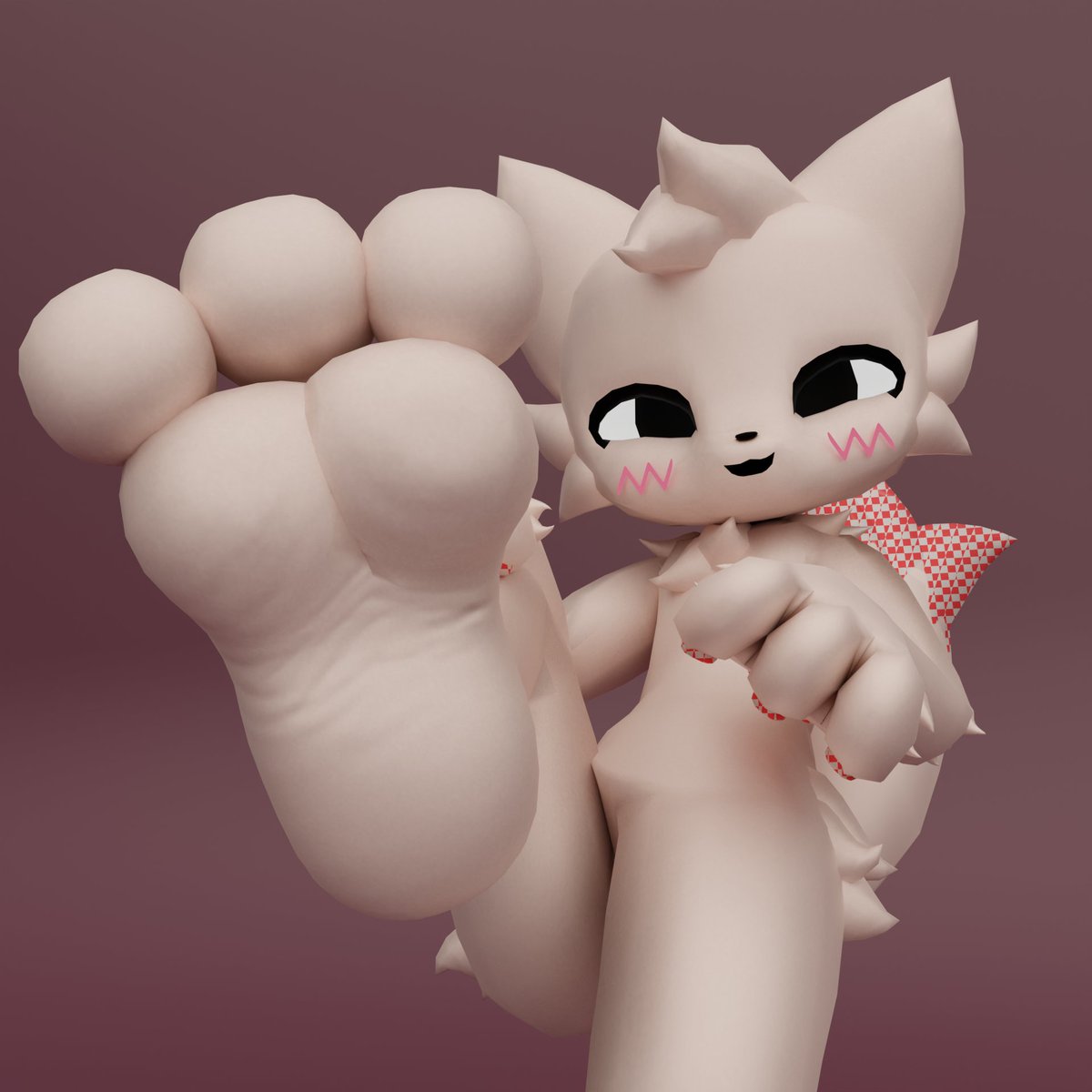XxTheGreyFoxxX's tweet photo. Boykisser showing off his plumpy soft pawbs
It's about time I started making some renders! ^^ https://t.co/sI6I92662Y