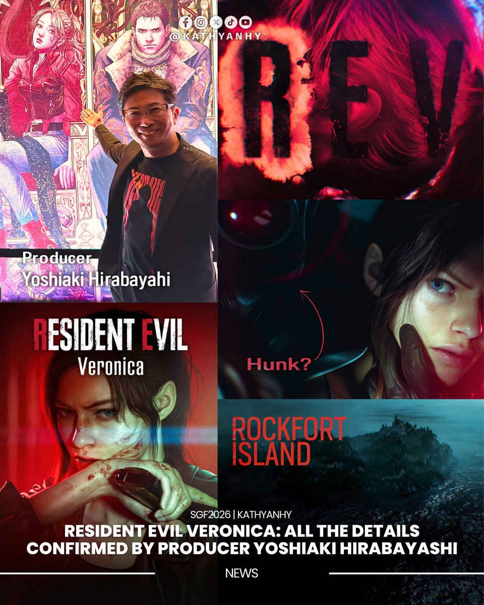 kathyanhy's tweet photo. Resident Evil Veronica: All the Details Confirmed by Producer Yoshiaki Hirabayashi 🪽

During a Q&A session with the press, producer Yoshiaki Hirabayashi revealed key information about the project, its development, changes, and creative philosophy:

🔹 At the private presentation, Capcom showed a chronological video that reviewed the series from the RE1 Remake, through RE2, up to Leon’s journey in RE4 and Requiem. It then included footage from the Dreamcast version of Code: Veronica to highlight its age and historical significance.
 
🔹 It was emphasized that, just as Leon has his own journey, Veronica is the essential continuation of Claire’s story after surviving Raccoon City. Furthermore, this installment was defined as a key work, just as important as the numbered titles, as it marks the meeting of the Redfield siblings and the pivotal return of Albert Wesker, serving as a central point in the franchise’s narrative.

🔹 Development is being handled by the same team that created the Resident Evil 2 (2019) and Resident Evil 4 (2023) remakes, distinct from the team behind Requiem, led by Kazunori Kadoi and Yasuhiro Anpo. They began working on this project after completing the main phase of the Resident Evil 4 Remake.

🔹 Resident Evil Veronica will be in third-person: Although the reveal trailer was shown almost entirely in first-person to surprise everyone, the full game will be exclusively in third-person (the first-person scene does not represent the gameplay, and some scenes will play out differently or may not appear in the final game).

🔹 Style similar to Resident Evil 2 (2019): The core gameplay will be based on strict resource management, tension, and survival, just like in the RE2 remake, and will not lean toward the more action-oriented style of RE4.

🔹 The introduction was modified because, according to the team, it makes more sense for Claire to go to her brother’s apartment in Paris first before infiltrating Umbrella’s facilities directly. What was shown in the trailer isn’t necessarily the definitive opening.

🔹 Much more will be revealed about Claire’s motivations and personality, highlighting her strong sense of humanity—the trait the creators value most.

🔹 Claire is not Leon: Although the team is the same one that made RE2 and RE4, the gameplay with Claire will be different.

“If we did exactly the same thing with Claire, I think she would seem too superhuman. That’s why we want to show how a realistic, down-to-earth Claire survives in a truly desperate and lonely situation.”

🔹 Effects such as dismemberment and bullet marks on bodies have been confirmed, on par with the most recent remakes.

🔹 Why was “Code” removed?: To align with the series’ current naming convention (such as Village or Requiem) and position it as a main entry. The story is key: it continues the events of Resident Evil 2 and 3, follows the journey of Claire Redfield and her brother Chris, and brings back key characters like Albert Wesker.

🔹 The meaning of “REV”: These letters appeared in the trailer, and many believed they referred to Resident Evil 5: “I was expecting that question… but the answer is no. There’s already a game called ‘5.’ The thing is, when you reverse ‘REV,’ it becomes ‘VER,’ the first three letters of Veronica. It’s a little trick we wanted to include.”

🔹 The story takes place three months after the events of Resident Evil 2. Claire is still a survivor searching for her brother Chris, but she has matured following her experiences in Raccoon City.

“It’s not like she’s become a government agent or anything like that, but her experiences changed the person she was in RE2.”

🔹 Many scenes, pacing, character development, and key moments will be restructured and rearranged, but without removing original content. Capcom analyzed what fans liked most in order to preserve it, balancing players’ memories with modernity. The narrative will be adjusted to better align with what has been told in the remakes and recent games.

🔹 The story remains centered on Claire Redfield, with a key role for Chris Redfield and the return of Albert Wesker.

🔹 Regarding the masked character who appears at the end of the trailer, Hirabayashi did not confirm whether it is HUNK nor did he provide details, but instead invited fans to discuss and come up with their own theories.

🔹 Length: “We don’t believe that ‘longer = better.’ We want to offer a satisfying experience, with balanced and well-crafted content.”

🔹 Although the game is still in development and some details remain to be defined, the main goal is to delve much deeper into the story and the characters’ psychology. In the case of Alfred Ashford, the focus will be on psychological horror: the game will explore how love taken to the extreme breeds darkness within him, a central theme of this installment. Additionally, players will learn more about the lives and pasts of the inhabitants of Rockfort Island, showing what life was like before the virus outbreak.

🔹 You don’t need to have played the original to understand and enjoy the story: “You can play it without having played the first one. But if you’re familiar with the series, you’ll enjoy it even more.”

🔹 Influence from other titles: They’ve drawn lessons from Resident Evil Requiem and recent installments to improve quality, usability, and detail, while maintaining the unique identity of this story.

🔹 They’ve drawn lessons from Resident Evil Requiem and recent installments to improve quality, usability, and detail, while maintaining the unique identity of this story.

🔹 On a Claire amiibo: Although it’s not directly up to him, the producer would love to see one: “I’d like to have a Claire amiibo. It would be great if it were next to Leon’s.”

🔸 He was also asked about Dino Crisis:
Hirabayashi: No comment... though I know the answer (laughs).

“The team is working hard to make this the best experience possible. We hope you’re looking forward to playing it” — Yoshiaki Hirabayashi.

Resident Evil Veronica will launch in 2027 for PlayStation 5, Xbox Series X|S, Nintendo Switch 2, and PC. No exact date has been set yet.

#ResidentEvilVeronica #REVeronica #REBHFun #ClaireRedfield #ResidentEvil