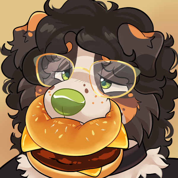 EctoDrool's tweet photo. foodie icon comm!! 🍔 https://t.co/zSOA81KsT8
