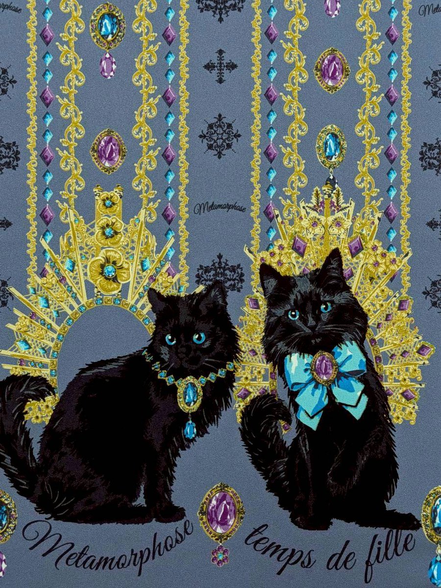 MetamorphoseEng's tweet photo. 🐈⬛COMING SOON🐈⬛
Brilliant Jewelry Cat
https://t.co/Dr0AeYHdvv
- Lace Up JSK
- Headdress
- Printed Otk Socks
color: Gray
#cat #jewelry
#metamorphose #mtdf #Lolitafashion https://t.co/QAbeflObJA