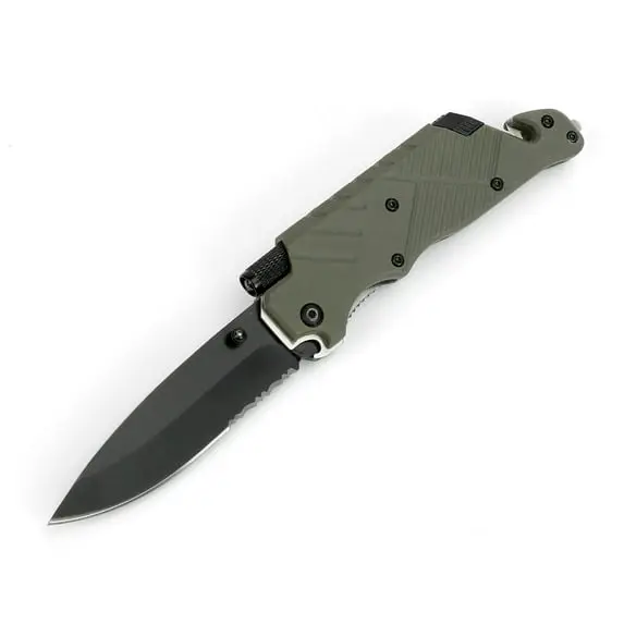 sclough68's tweet photo. 5-in blade.   This is what he used.  It is designed to flip open fast and then locks in place.  I carry a Kershaw that is similar though only have 3.5" blade.  Though my knife is a much more costly than the this $13 dollar Walmart knife.   I use mine as a tool, but always keep in my mind it is, legally a weapon.  Plunged into a chest, it will penetrate deep in the chest cavity, puncturing lungs, organs etc.  Remember, he didn't slash his victim, he plunged it.  Like you would a bayonet.  I will say this, I don't believe Karmelo bought the knife with the intent to use as a weapon.  But he did choose to carry it, he did choose to bring it to a school event, where such items are prohibited.   He knew he had it on him and it buoyed his confidence that others would back down, as others most likely obeyed the rules.  But none of that applied to him.   Up to the knife being used, it was people being stupid.  He shouldn't have been in the opposing teams tent, he should have just left when told to go.  Instead he became hostile, belligerent, and dared those to make him.  He was shoved, not punched, pushed backward to make him leave.  His victim should not have done that, it was a bad decision, but not an illegal one.  He chose to pull his knife out and attack.  He chose to escalate and it went poorly for his victim and now he is paying the price.   Two lives destroyed, plus those of each family.   Terrible.