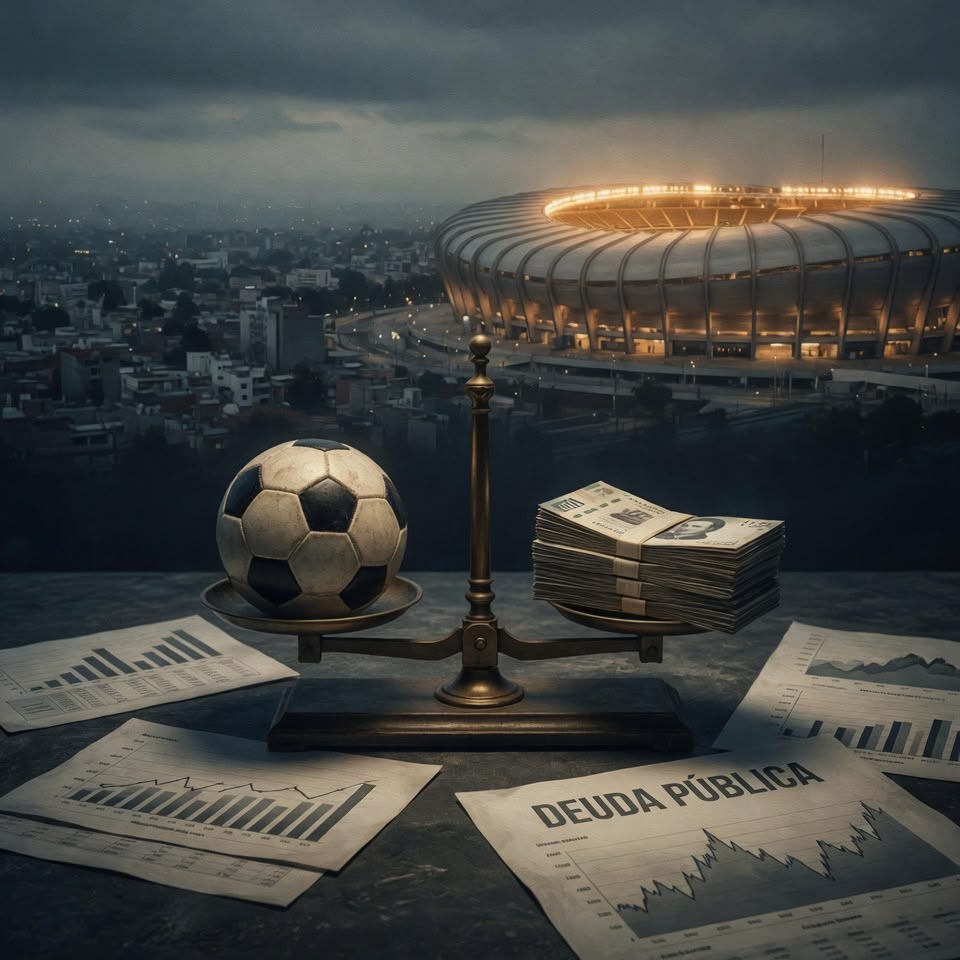 memobarba's tweet photo. ¿Cuánto dejará realmente el Mundial 2026 en México?

Se habló de millones de visitantes, gran derrama económica y más crecimiento.

Pero las cifras realistas cuentan otra historia.

En este episodio analizo cuándo podría empezar a crecer México de verdad 🎧