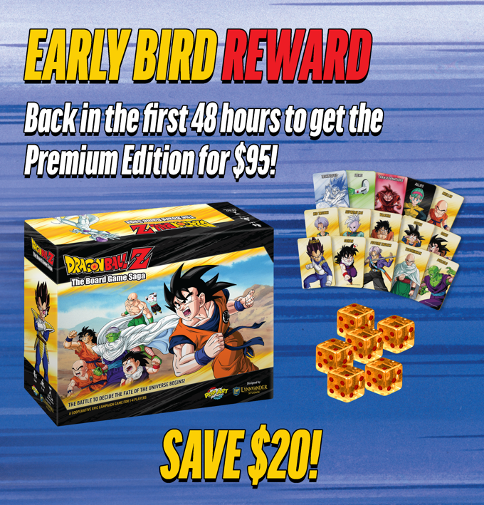AndyCollectz's tweet photo. Dragon Ball Z: The Board Game Saga is live at Kickstarter!

Early bird backing comes with Premium Card Dividers and Premium Upgraded Dice
https://t.co/aSiK59VeXb

Estimated ship in December 🗓️ #ad https://t.co/7xRtjyZEwt
