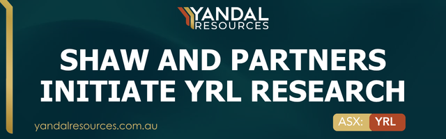 YandalResources's tweet photo. Shaw and Partners initiates coverage on @YandalResources (ASX:YRL), highlighting a 450koz gold Resource base, strong exploration momentum and significant resource growth potential across its projects

🔗 Read the paper here 👉🏻: https://t.co/CNOh8cg3nq https://t.co/U5S9GyeKp2