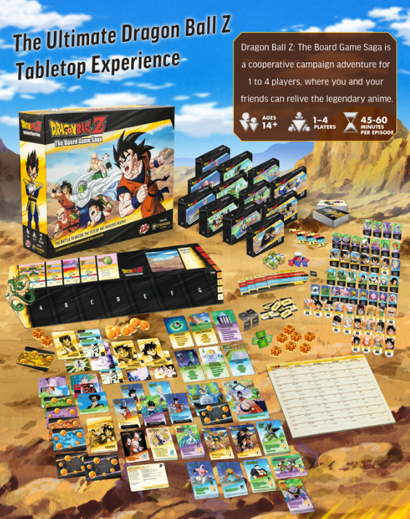 AndyCollectz's tweet photo. Dragon Ball Z: The Board Game Saga is live at Kickstarter!

Early bird backing comes with Premium Card Dividers and Premium Upgraded Dice
https://t.co/aSiK59VeXb

Estimated ship in December 🗓️ #ad https://t.co/7xRtjyZEwt