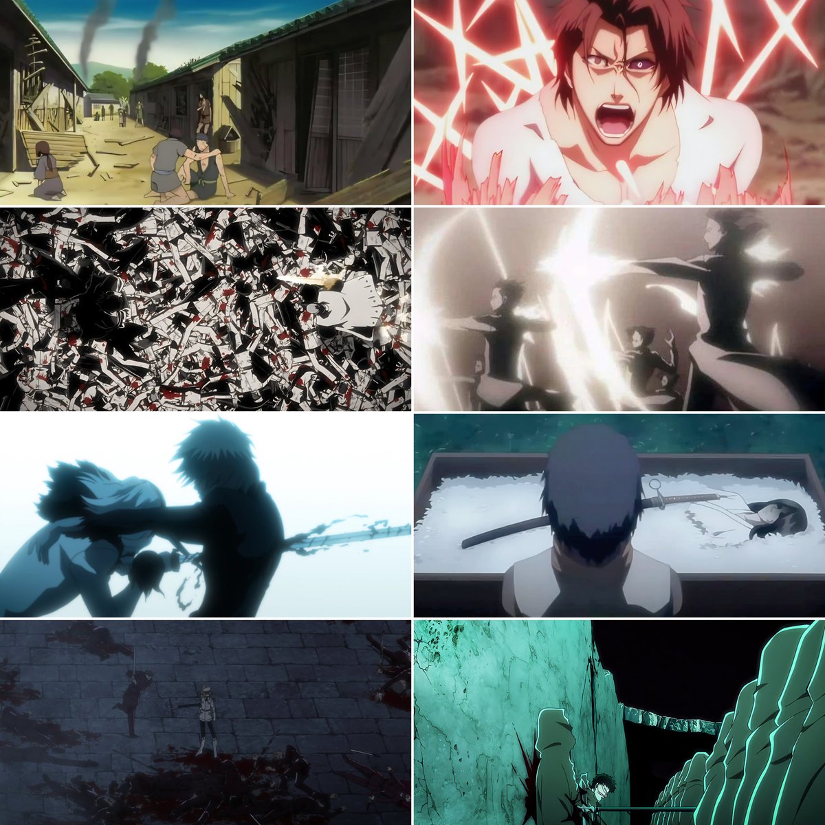 emi_peloso's tweet photo. Reading is the worst enemy of anime fans.

-Poverty and Social Injustice ✅️
-War ✅️
-Cycle of Hatred ✅️
-Acceptance ✅️✅️
-Corruption ✅️
-Genocide✅️
-Manipulation✅️

What the hell are you talking about?!
BLEACH is "just Aura farming and Bankai" and proceeds to mention things from the other series that BLEACH actually has!!!!

Incredible.