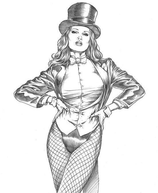 Keshazatara1's tweet photo. Zatanna by Mitch Foust https://t.co/CQmYQjgOAW